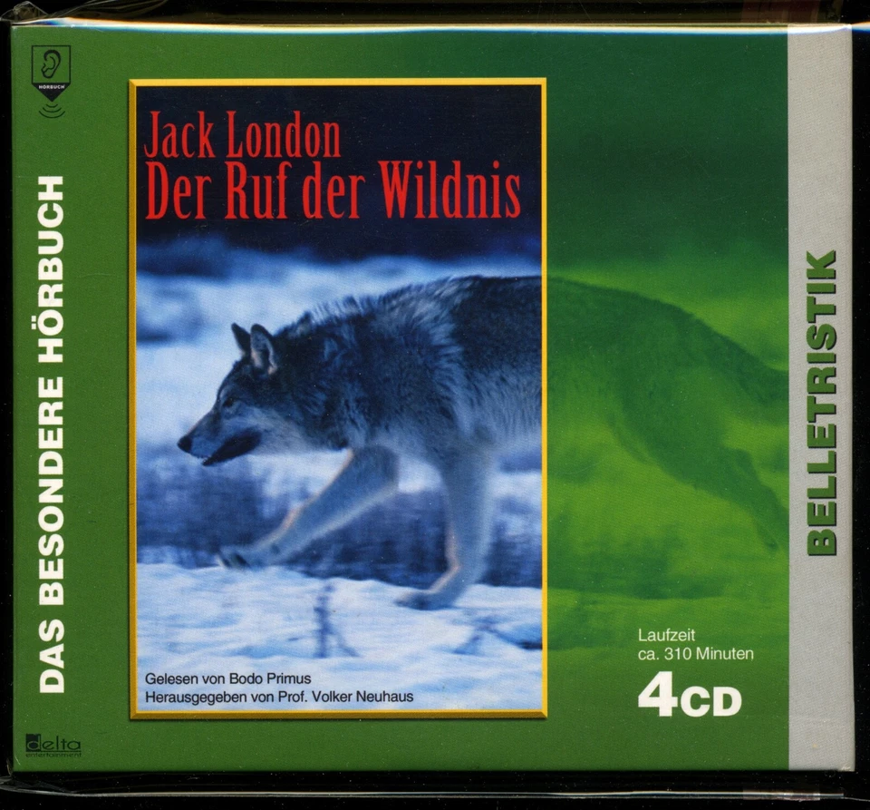 Jack LONDON★DER RUF DER WILDNIS★Bodo PRIMUS liest UNGEKÜRZT★4-CD★SEHR GUT★ - Bild 1 von 4