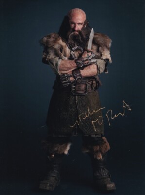 GRAHAM MCTAVISH signed Autogramm 20x25cm RINGS HOBBIT in Person autograph COA