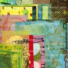 Printed Collage Papers, Printed Painted Papers, Mixed Media, Ephemera 20 Designs