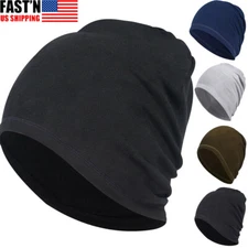 Warm Fleece Beanie Hat Tactical Watch Cap Cold Weather Hat Skull Cycling Caps US