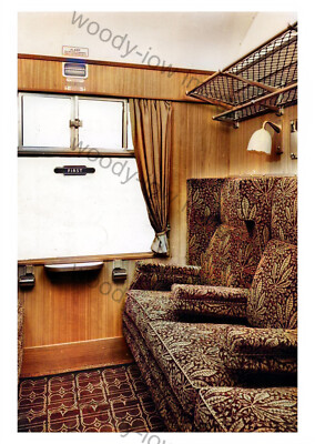puc3147 - Southern Main Line's 1st Class Interior in the 1950s - print 6x4