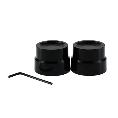 Noir Couvercle d'écrou d'essieu avant de moto Pour Harley Sportster XL 1200 883 - Photo 1/4