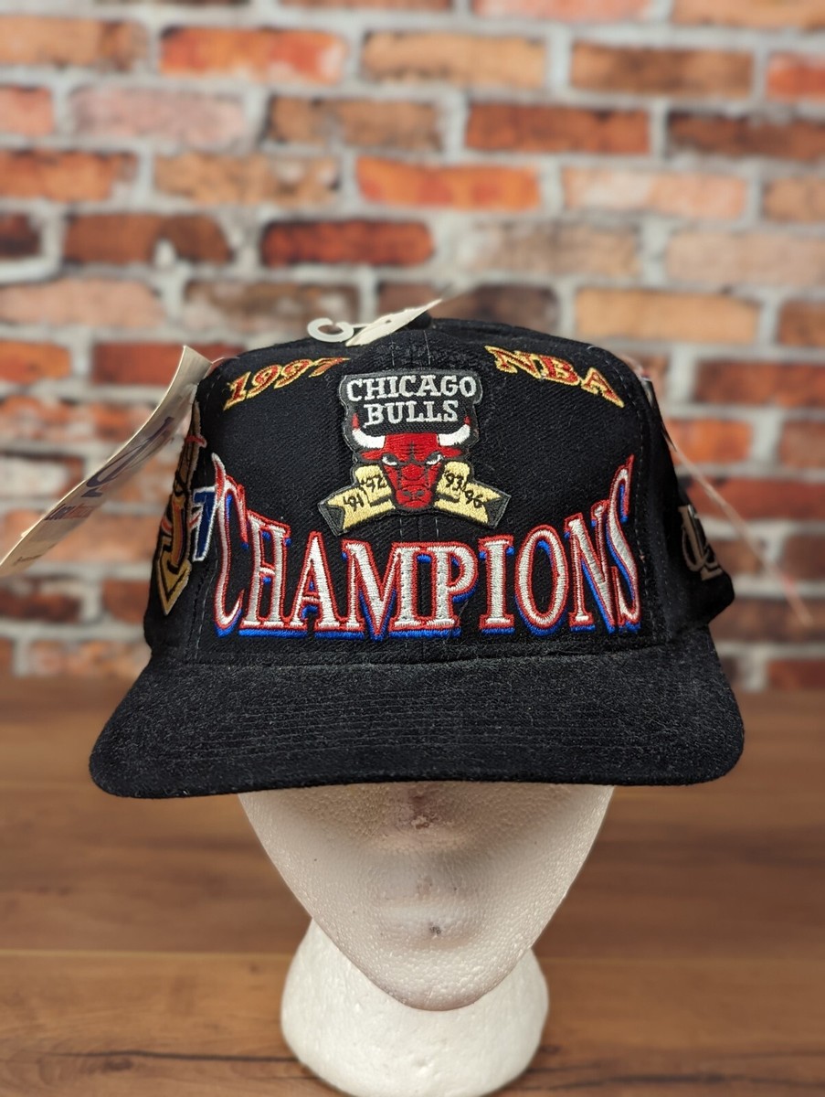 NWT Vintage 1997 Chicago Bulls Championship Hat Snapback Logo