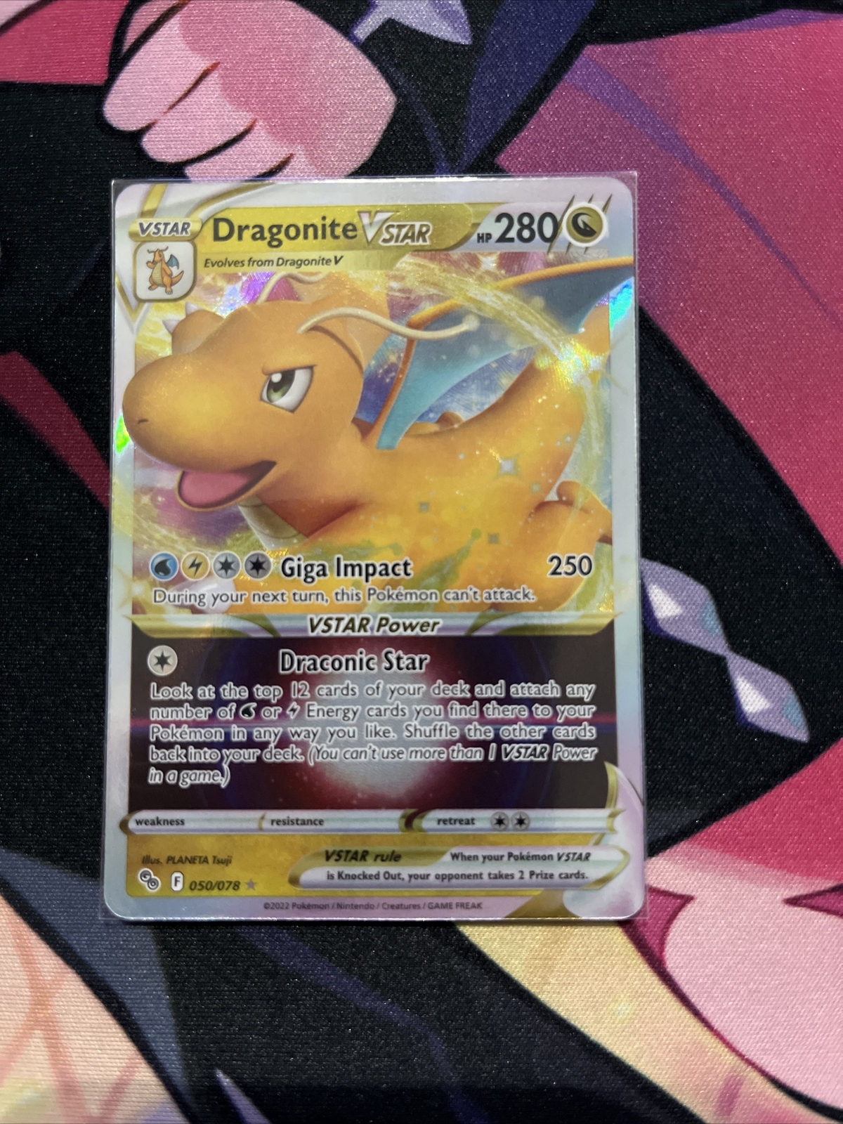 Pokémon Card Dragonite VSTAR Pokemon GO 050/078 Holo Ultra Rare NM/M