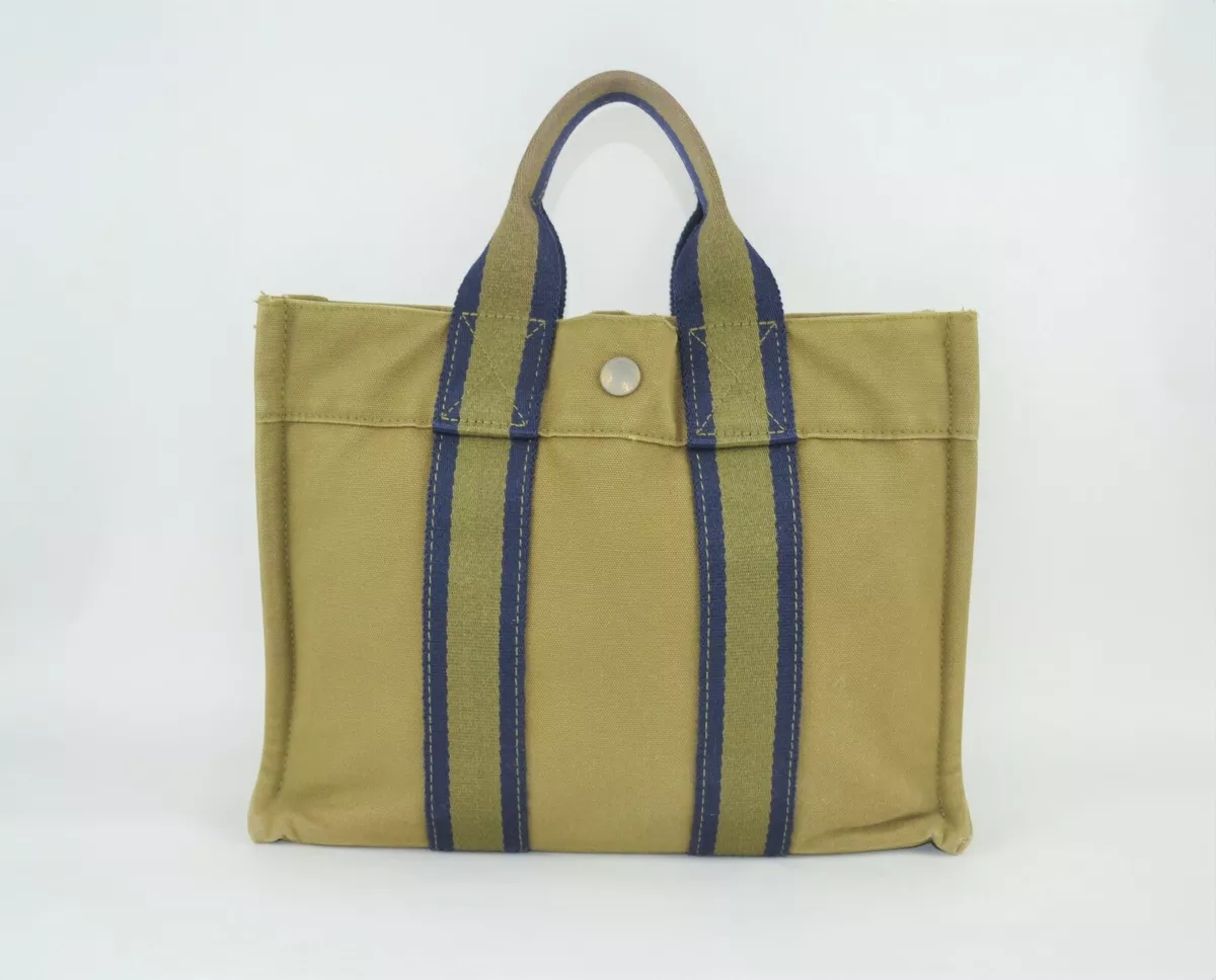 Hermès Canvas Fourre Tout Bag