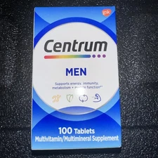 CENTRUM..MEN..MULTIVITAMIN / MULTIMINERAL SUPPLEMENT..100 TABLETS..MAR 2025