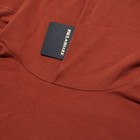 Paul & Shark NWT Pullover Hoodie Sweater Size Medium in Orange Cotton Blend