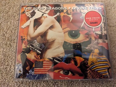 The Soup Dragons - Divine Thing 1992 Big Life BLRD 68 4-track CD single