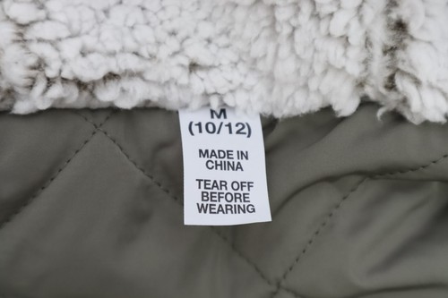 Free Country Stratus Lite Girls Reversible Sherpa Jacket Vine Size Medium 10/12 - Picture 3 of 5