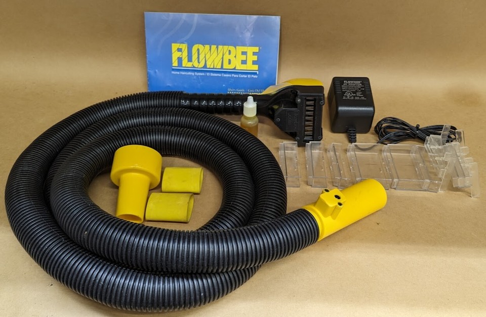 Flowbee Precision Home Haircutting Trimming System + Accessories