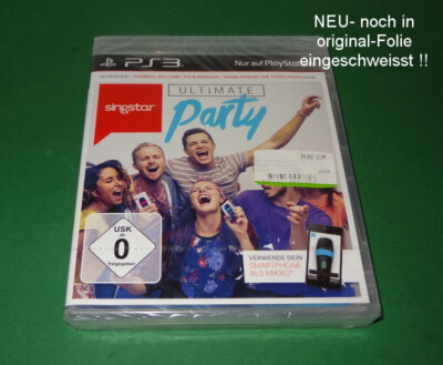 SingStar Ultimate Party NEU - noch in Folie - fuer Sony Playstation 3 PS3