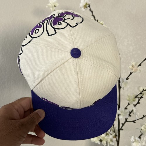 Full Graffiti Colorado Rockies Custom Snapback Hat Cap Two Tone Cream Dome - Picture 4 of 12