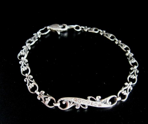 RARO meraviglioso bracciale vintage ucraino argento 925 URSS! - Foto 9 di 11