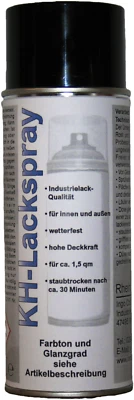 RHEINBERGER HANDEL 6 x KH-Lackspray, 400 ml Sprühdose, Alkydharz Sprühlack, DB 703 mit Eisenglimmer