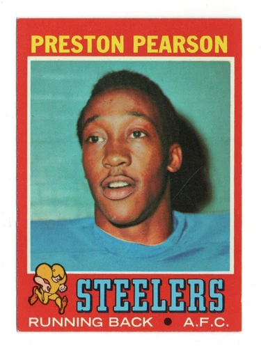 1971 TOPPS PRESTON PEARSON PITTSBURGH STEELERS #177 RC CENTERED GLOSSY EX/NM