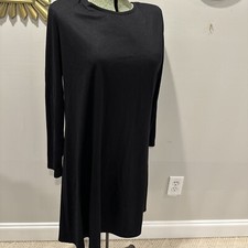 Vtg BFA Classics LITTLE BLACK DRESS Short Sleeve Casual Party Cocktail Sz L