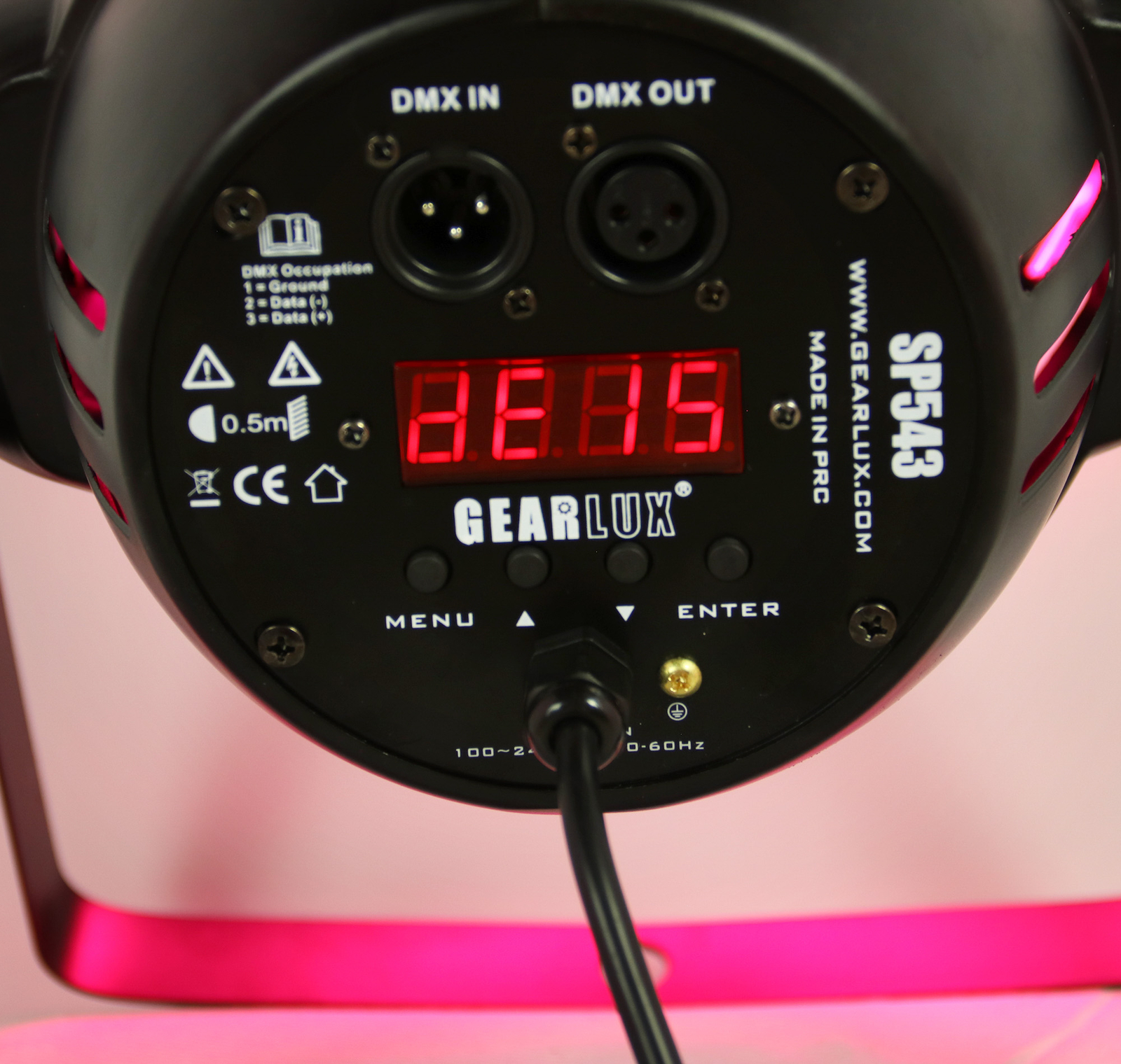 Gearlux SP543 54-LED 1-Watt RGB Three-in-One LED Stage Light