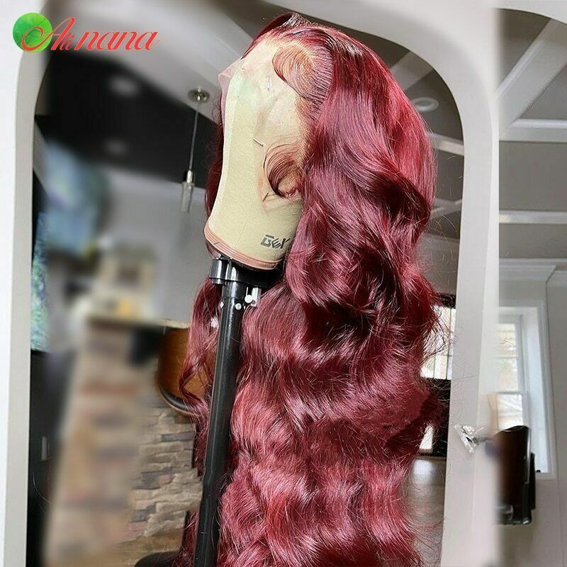 Lace Frontal Human Hair Wig For Women Pre-Plucked Transparent Peruvian Body Wave Obfite, okazja