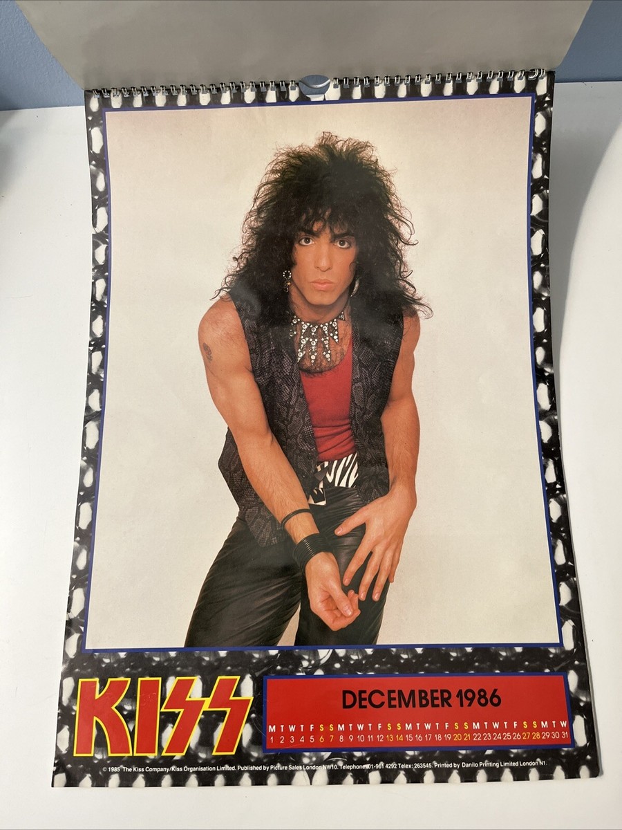 Kiss The Official Calendar 1986 | eBay