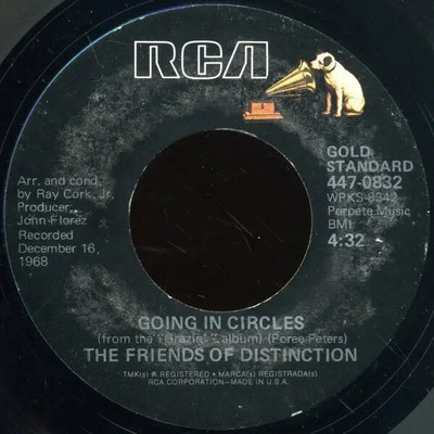 The Friends Of Distinction Grazing In The Grass / Going In Circles RCA
