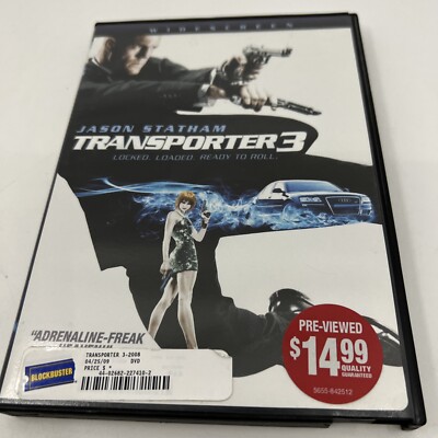 TRANSPORTER Jason Statham, Natalya Rudakova, DVD Blockbuster