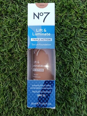 No7 Lift & Luminate TRIPLE ACTION Serum Foundation LSF15 30ML Schirm Weide