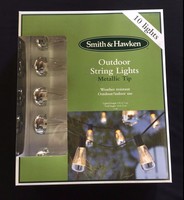 Smith & Hawken Outdoor String Lights Metallic Tip In Box Smith & Hawken Outdoor String Lights Metallic Tip In Box