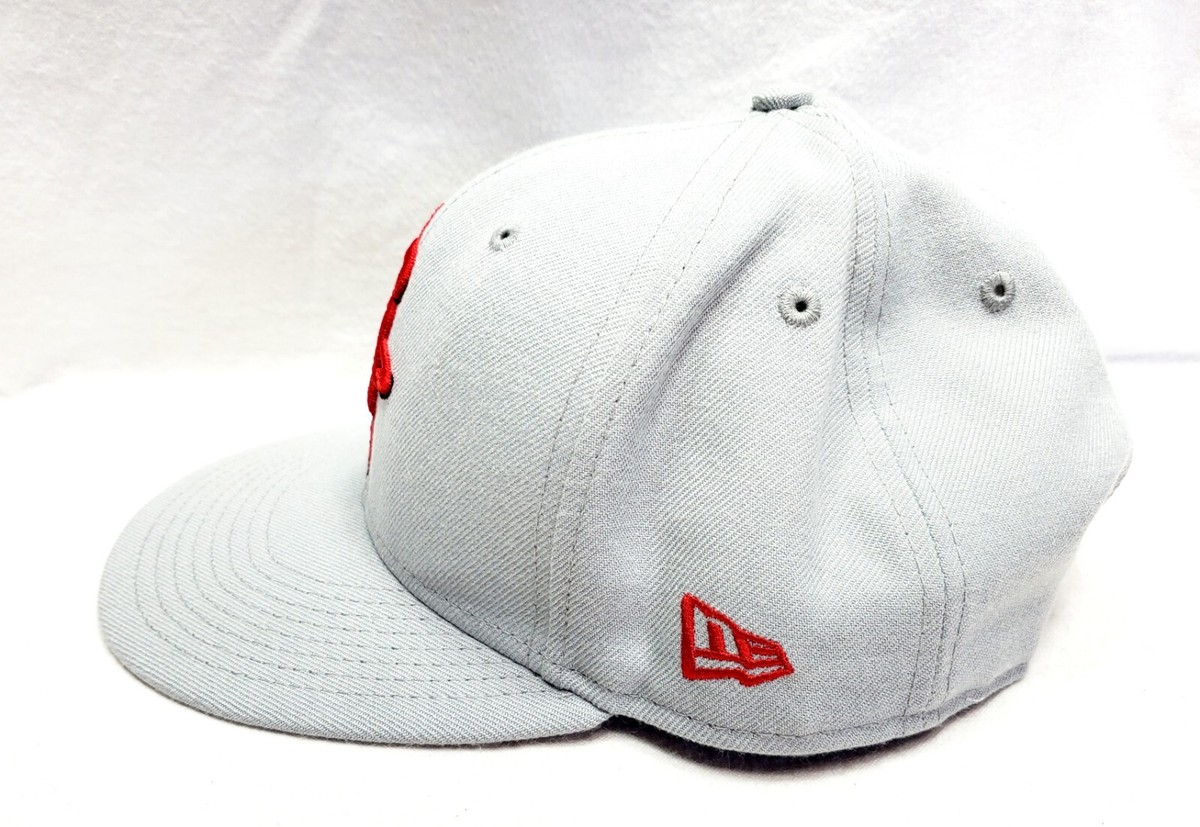 Houston Rockets NBA New Era Snapback Hat Cap Gray With Red