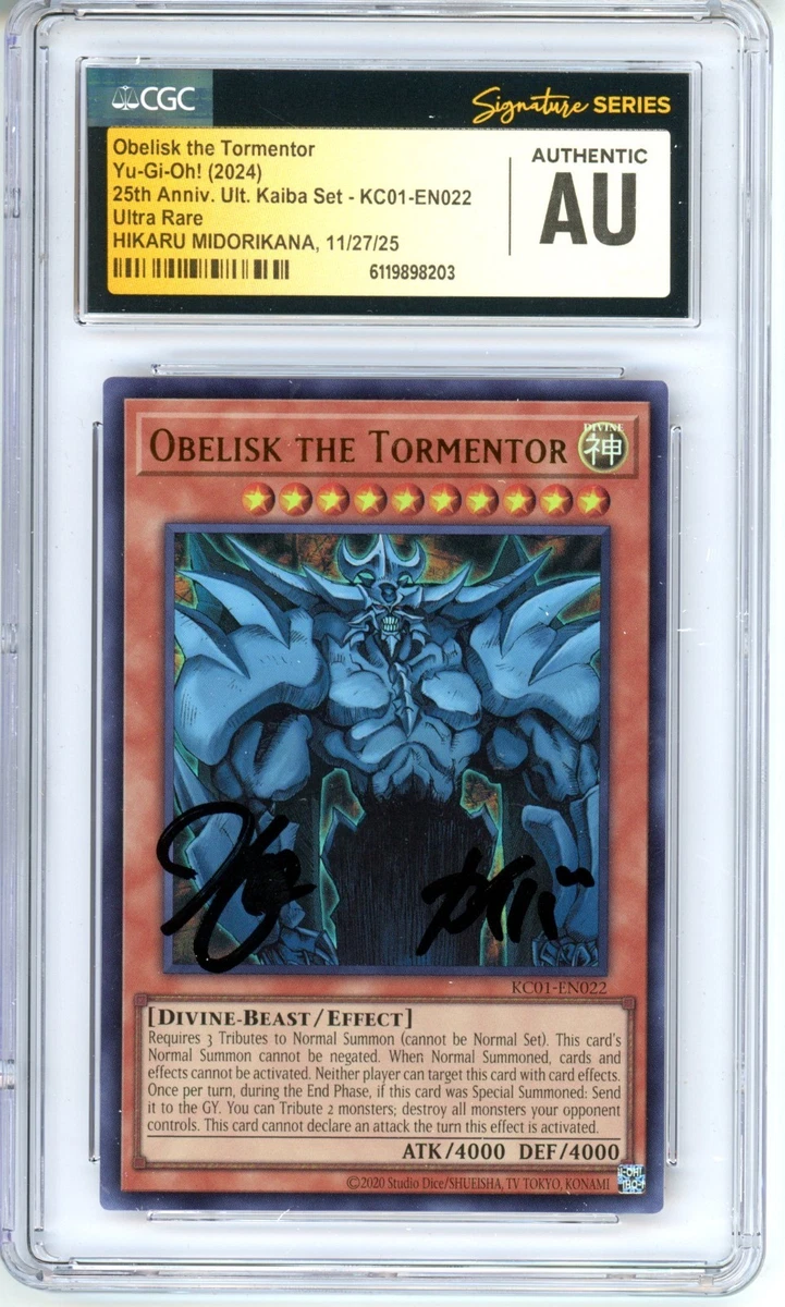 Obelisk The Tormentor Yu-Gi-Oh! TCG Ultra Rare Individual