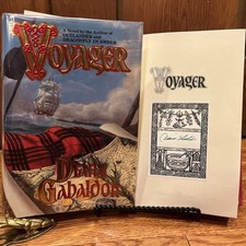 Product Image: Diana Gabaldon - FLAT SIGNED BP - Voyager 1st/1st - Outlander Book 3 - FREE SHIP
