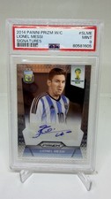 2014 Panini Prizm World Cup Lionel Messi Auto PSA 9 Signatures Autograph