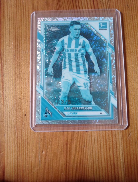 Isak Johannesson Topps Crome Bundesliga 25/26 Frozen Frector 3/5