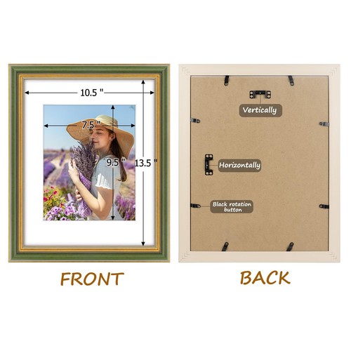 , 11x14 Ornate Picture Frame for 8x10 Photo with Mat or 11x14 Prints Without ... - Picture 5 of 7