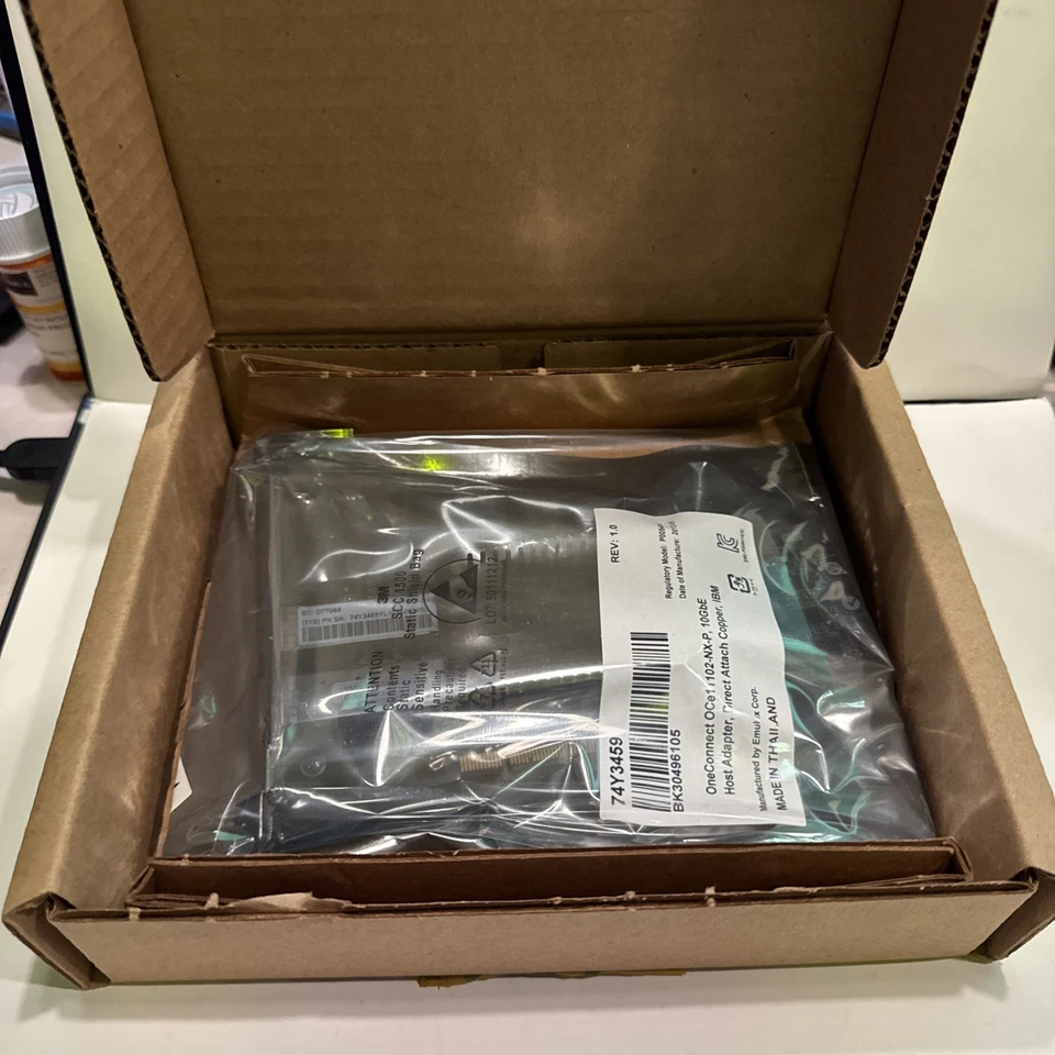 IBM 74Y3459 Emulex 10GbE 10Gigabit Ethernet Adapter Card O4 - Image 4 of 4