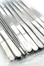 LOT of 10 / Thumb Tissue Forceps 1x2 Teeth 5" Surgical Veterinary Instruments