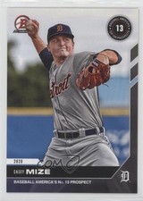 2020 Bowman Next Topps Now Baseball America's Top 100 Prospects Casey Mize wr1
