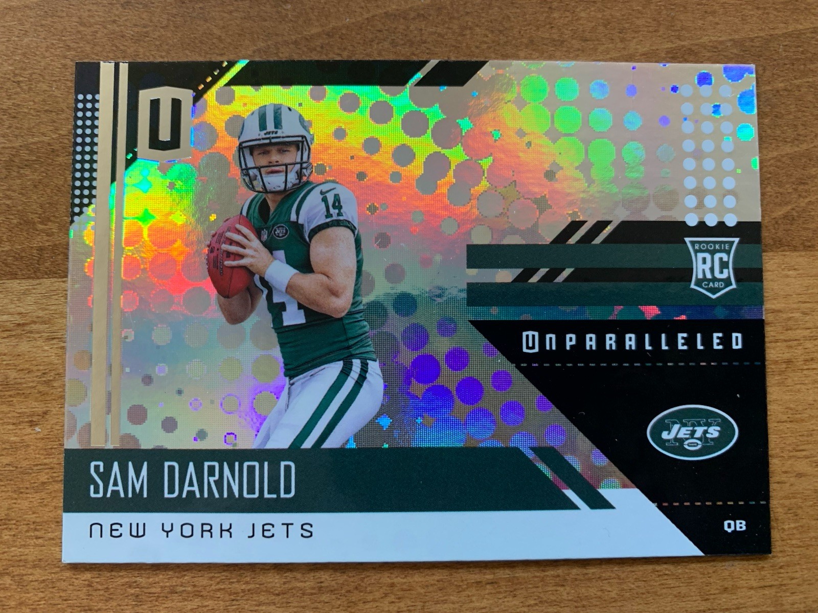 SAM DARNOLD 2018 Panini Unparalleled ROOKIE RC #206! NEW YORK JETS, SEAHAWKS