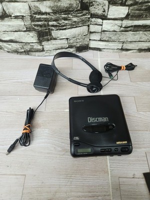 Used Sony Discman D-11 Portable CD Player Tested w/ AC940 Power Supply EUC Works