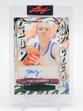 TOBY FOURNIER 2026-27 LEAF SPORTS HEROES LOUD AND CLEAR AUTO GREEN 1/1 Q3474