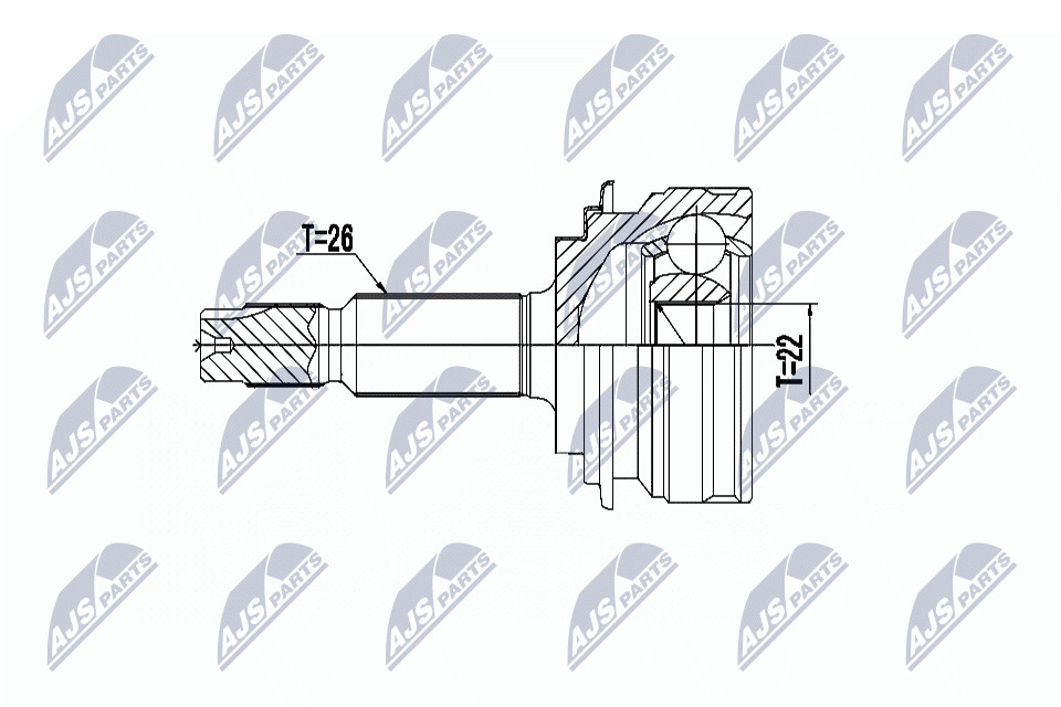 N.T.Y. NPZ-TY-101.NTY Joint Kit, drive shaft for TOYOTA