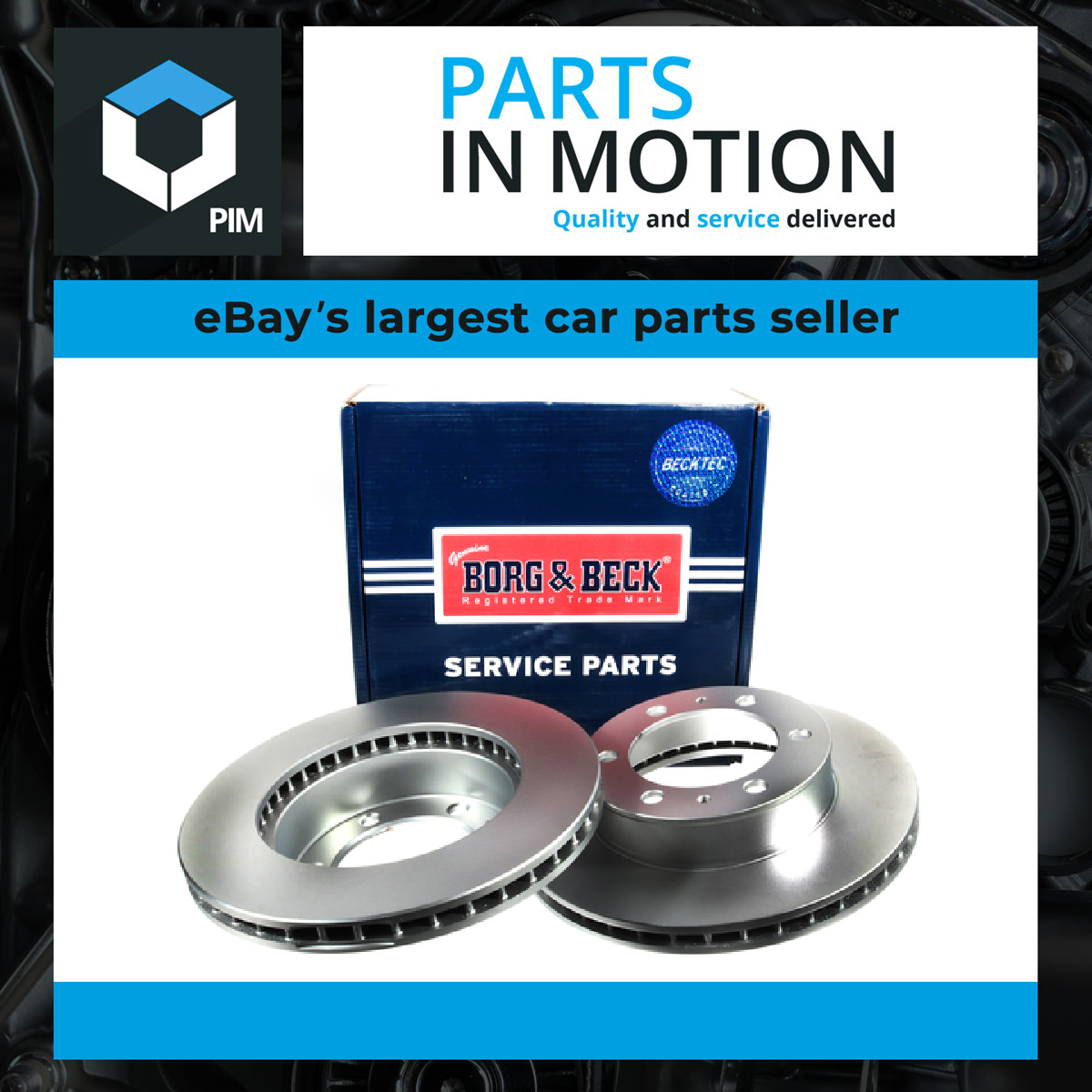 2x Brake Discs Pair Vented Front 297mm BBD4815 Borg & Beck Set 435120K060 New