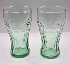 Coca-Cola Libbey Green Glass Contour Tumblers (Set) — listing 4