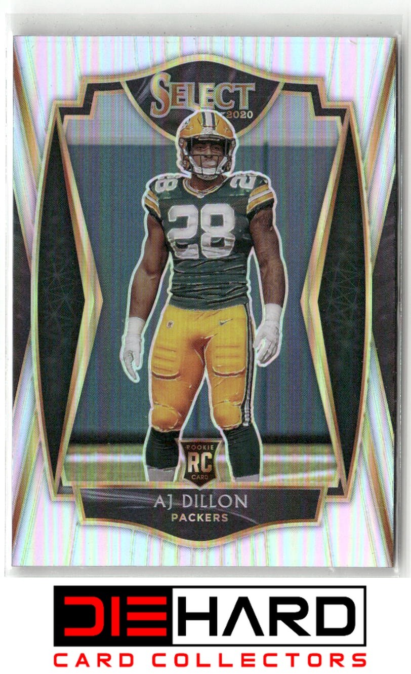 2020 Panini Select #165 AJ Dillon Silver Prizm Green Bay Packers