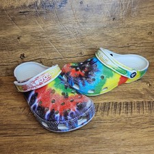 Crocs Classic Tie-dye Multi color clogs shoes sz 4 mens 6 womens