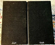 Pair Of KLH Model L652B Speakers - 8 Ohms 100 Watts - Tested/Working