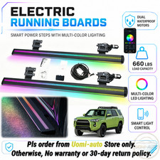 Power Running Boards Fits For Toyota 4runner 2010-2024 W Dual Led Electric