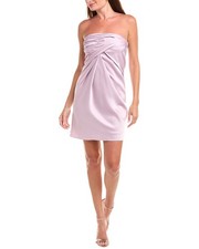 Halston Karen Charmeuse Cocktail Dress Women's