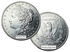$1 Morgan Silver Dollar Random Date Brilliant Uncirculated US Coin 1878-1904