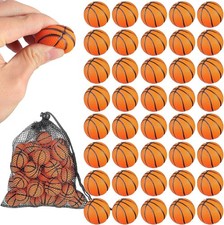 Civaner 40 Pcs Mini Basketball Party Favors Tiny 1.18 Inch, Orange