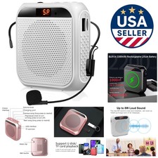 Compact Lightweight Voice Amplifier with Headset - Ideal for Classes and Tours